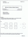Wilmot's Maths Sheets 3b age 12+ Wilmot's Maths Sheets 3b age 12+