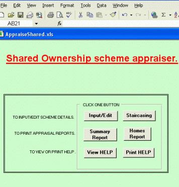 Shared Ownership Scheme Appraiser