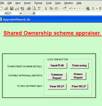 Shared Ownership Scheme Appraiser Shared Ownership Scheme Appraiser