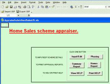 Home Sales Scheme Appraiser