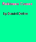 Robinson Cruseo, Daniel Defoe